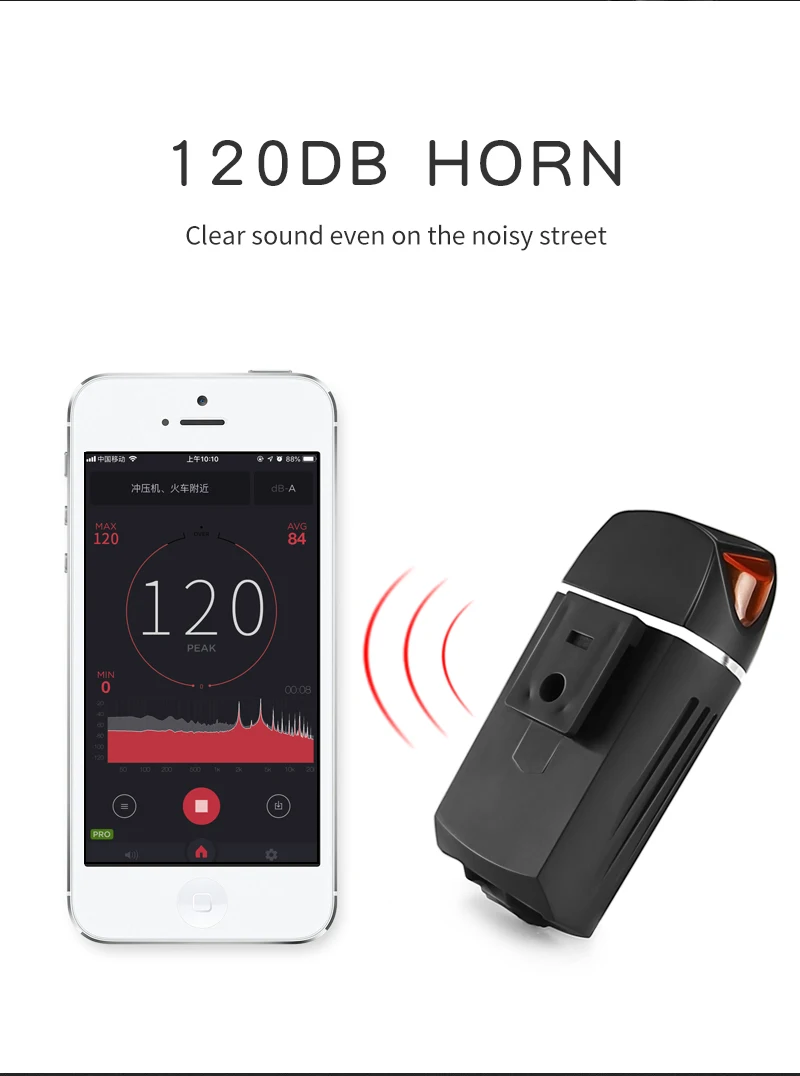 Велосипедсветильник онарь с пультом дистанционного управления беспроводной