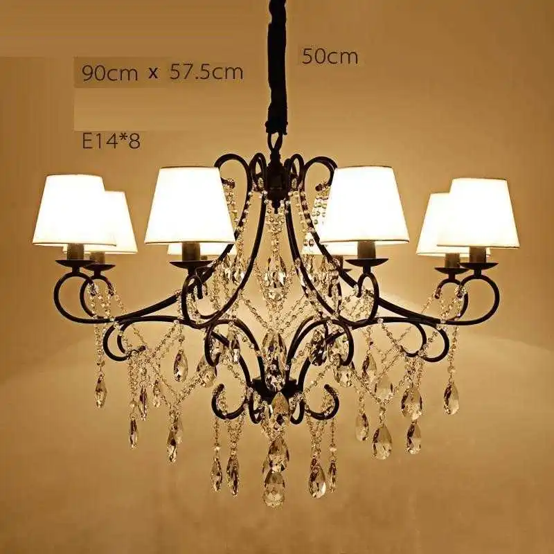 

Hang Light Fixtures Crystal Touw Suspension Luminaire Lampara Colgante Lustre E Pendente Para Sala De Jantar Hanging Lamp