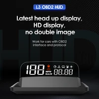 obd2 hud mirror car head up display digital speed projector security alarm updated version oil temp turbo pressure