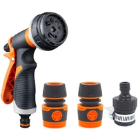 garden hose nozzle sprayer high pressure washer 8 modes spray water gun for garden watering car yard cleaning garden tools