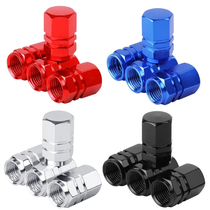 

4 Pcs Car Tire Valves Stem Caps Bolt-in Alloy Leakproof Dustproof Wheel Valves Cover Tyre Stem Air Caps Auto Replacement