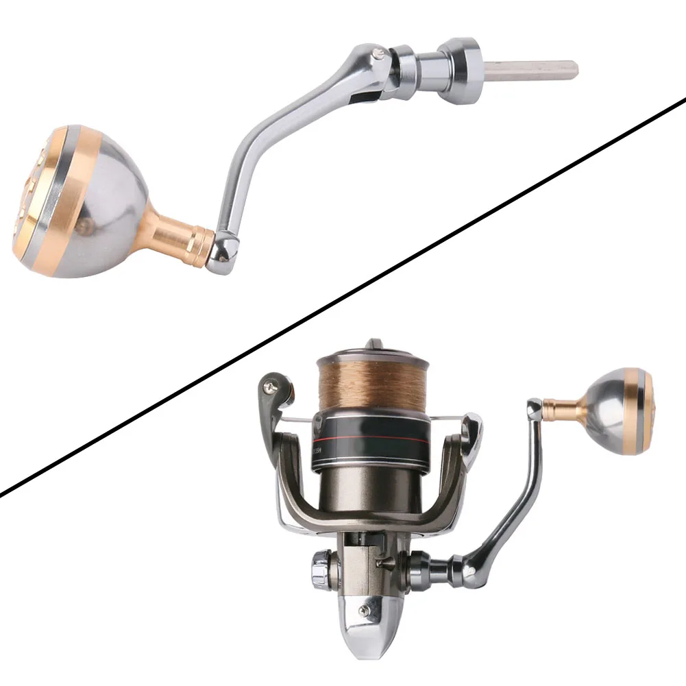 

DEUKIO Fishing Reel Handle Rocker Grip Metal Folding Spinning Wheel Handle Replacement Part Fishing Accessories Pesca