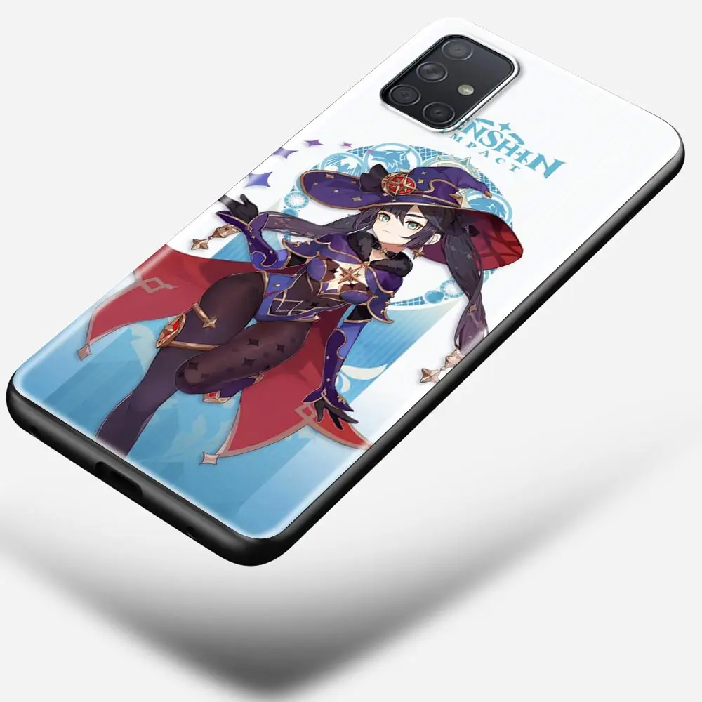 

Phone Case For Samsung Galaxy A21s A50 A51 A70 A71 A10 A20 A30 A40 A11 A31 Soft Black Shell Cover Hot Game Genshin Impact