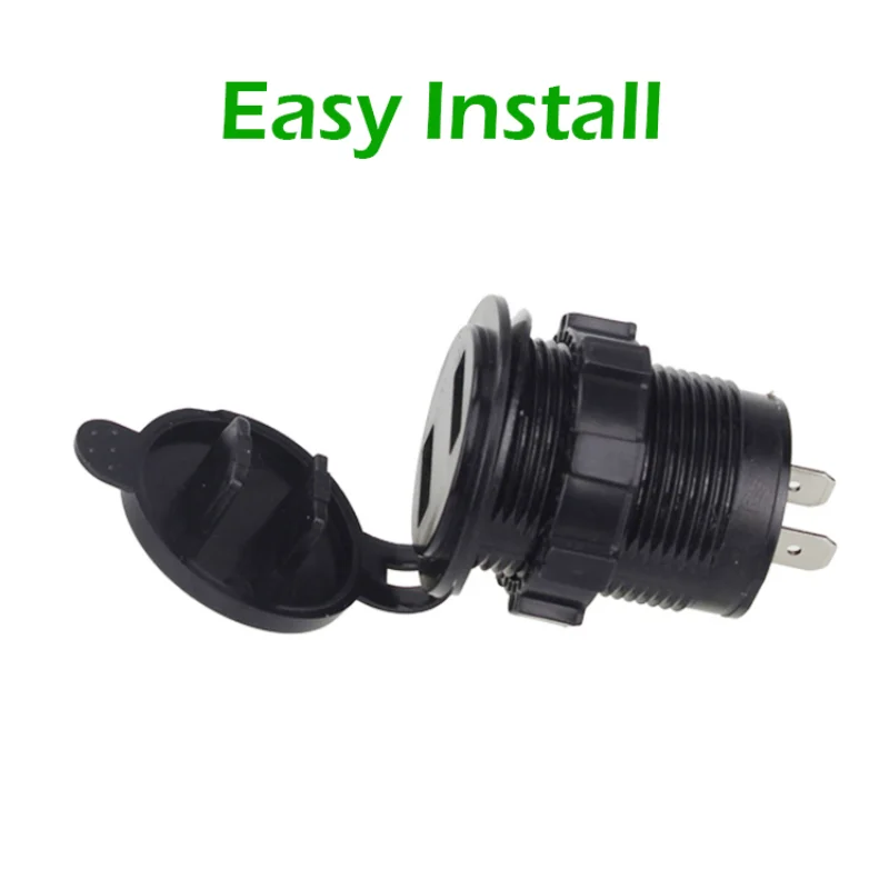

Dual USB Socket 5V 3.1A Car Charger Adapter with LED Digital Voltmeter For Phone Pad Tablet Boat Motorcycle 12-24V
