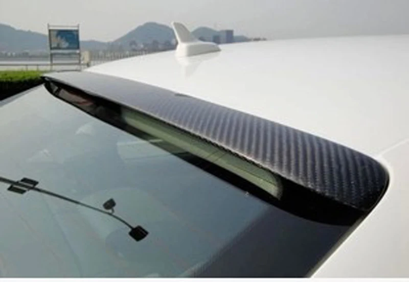 Высококачественный спойлер на крышу заднего багажника из углеродного волокна