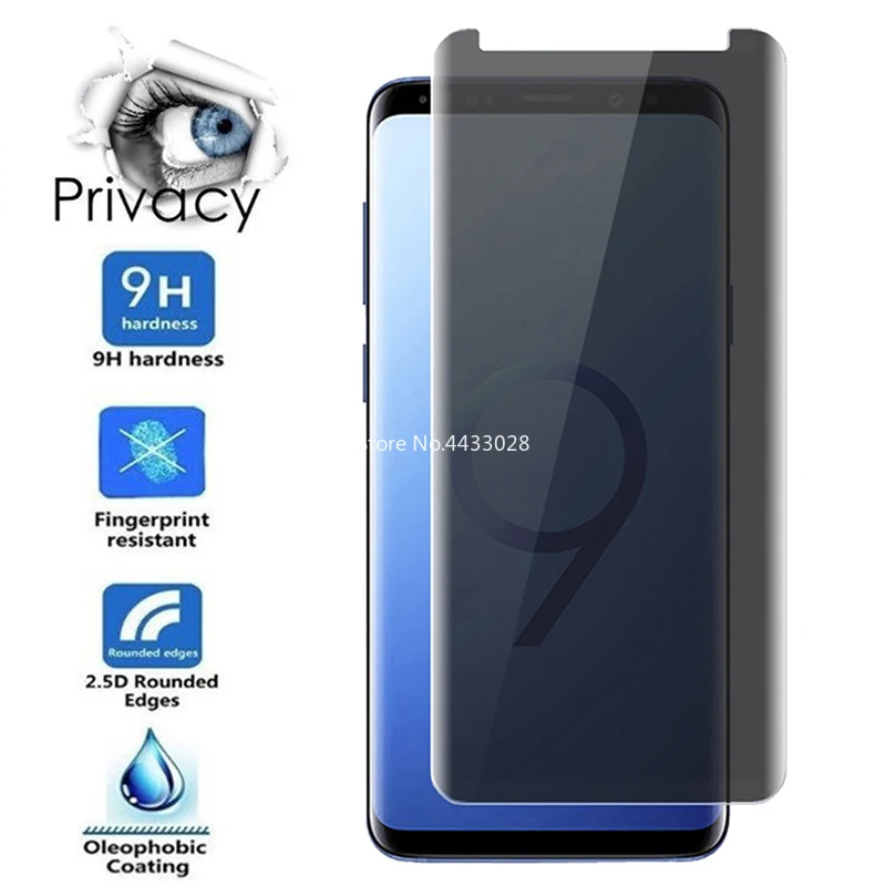 Privacy Tempered Glass for Samsung Galaxy Note 10 20 Pro 8 9 S10 S8 S9 S20 Plus Lite S10E Anti Spy Glare Screen Protector Film
