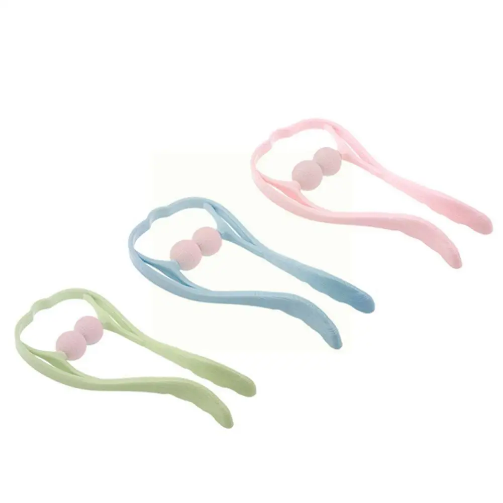 

Neck Massager Therapy Neck and Shoulder Dual Trigger Tool Self-Massage Point Hand Deep Relieve Roller Massage Pressure F7K6