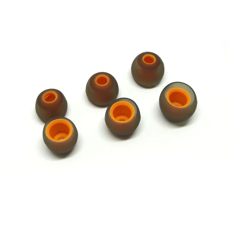 6 pcs Orange (L M S) 6 шт/3 пары ANJIRUI 6,0 мм амбушюры(L M S) для внутриканальных наушников силиконовые наушники/ушные втулки Силиконовые Наушники Аксессуары - Цвет: 6 pcs Orange (L M S)