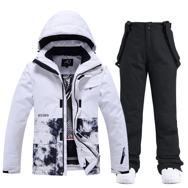 Men's Ski Suit 2022 New Outdoor Warm Waterproof Breathable Women Winter Snowboard Jacket And Pants Snow Suit Set Unisex Brand