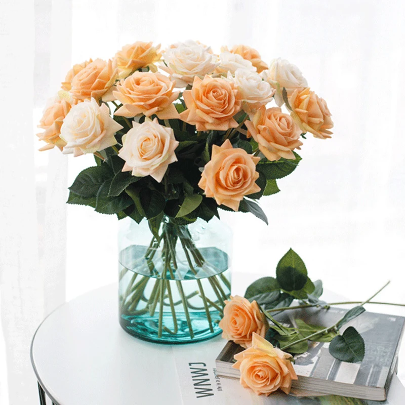 Искусственный цветок вечная роза Декор для дома имитация поддельных цветов
