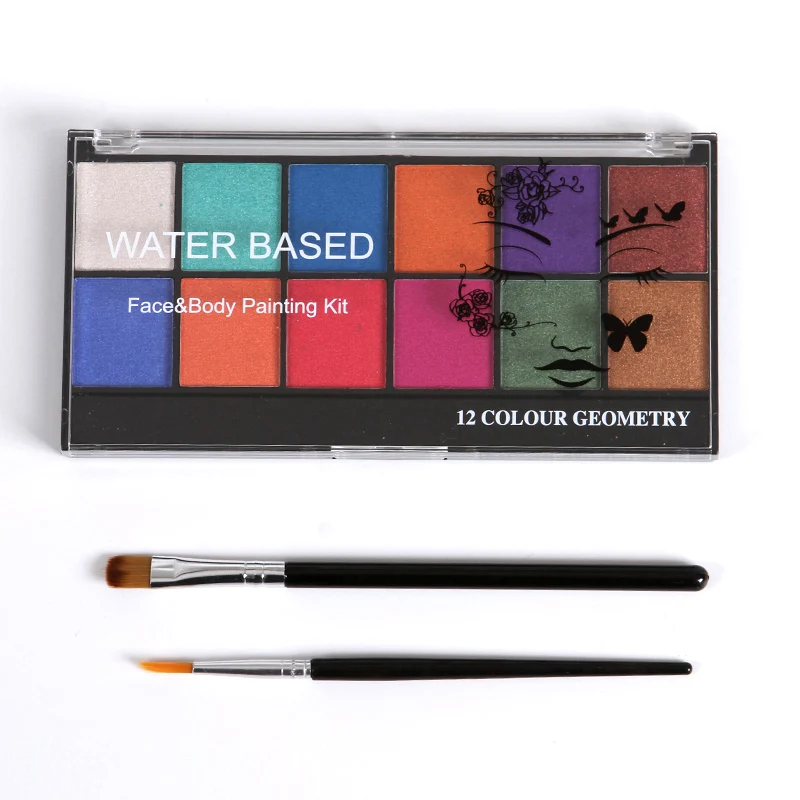 Жемчужная краска на водной основе для рисования лица масляной живописи