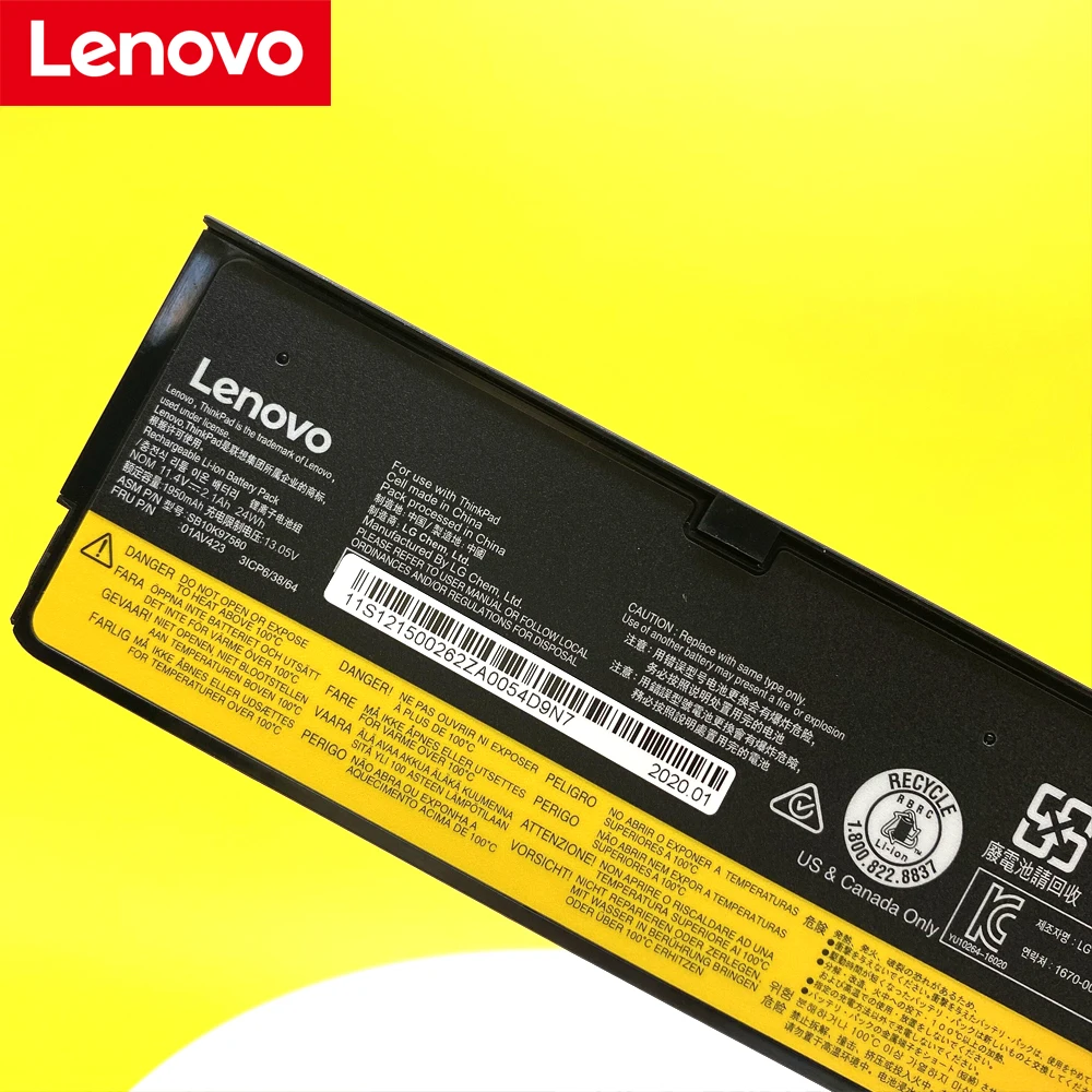 new original 01av427 laptop battery for lenovo thinkpad t470 t480 t570 t580 p51s p52s 01av423 sb10k97580 free global shipping