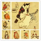 Хит продаж, новые товары, картина из страз сделай сам, планшетофон в ретро стиле с изображением кошки, вышивка стразами, роспись, художественное украшение, детский подарок HR17777