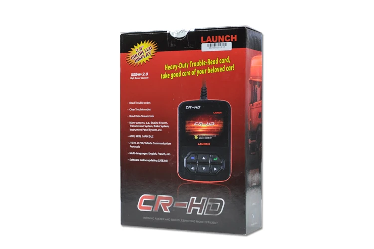 100% оригинальный сканер для считывания кодов запуска CR HD подключен коннектором