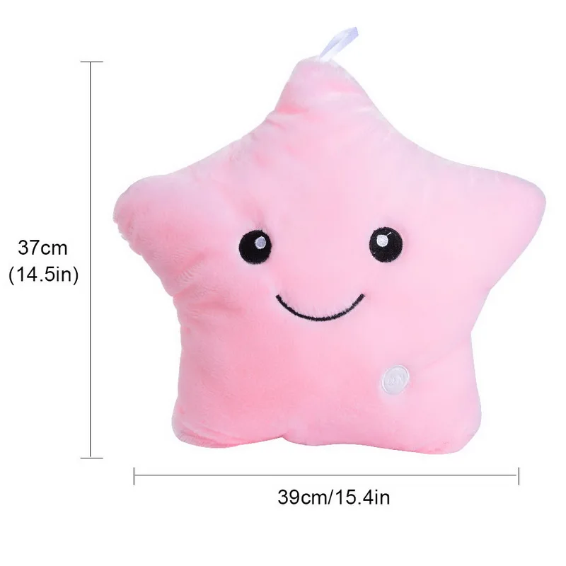 34 см креативная детская игрушка для девочек светящаяся Подушка Мягкая Плюшевая