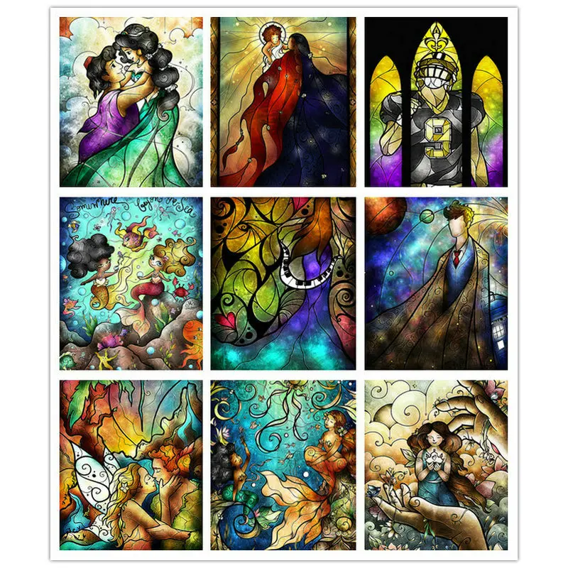 Мультфильм 5d Сделай Сам алмазная живопись сказочная фантазия наклейка полный