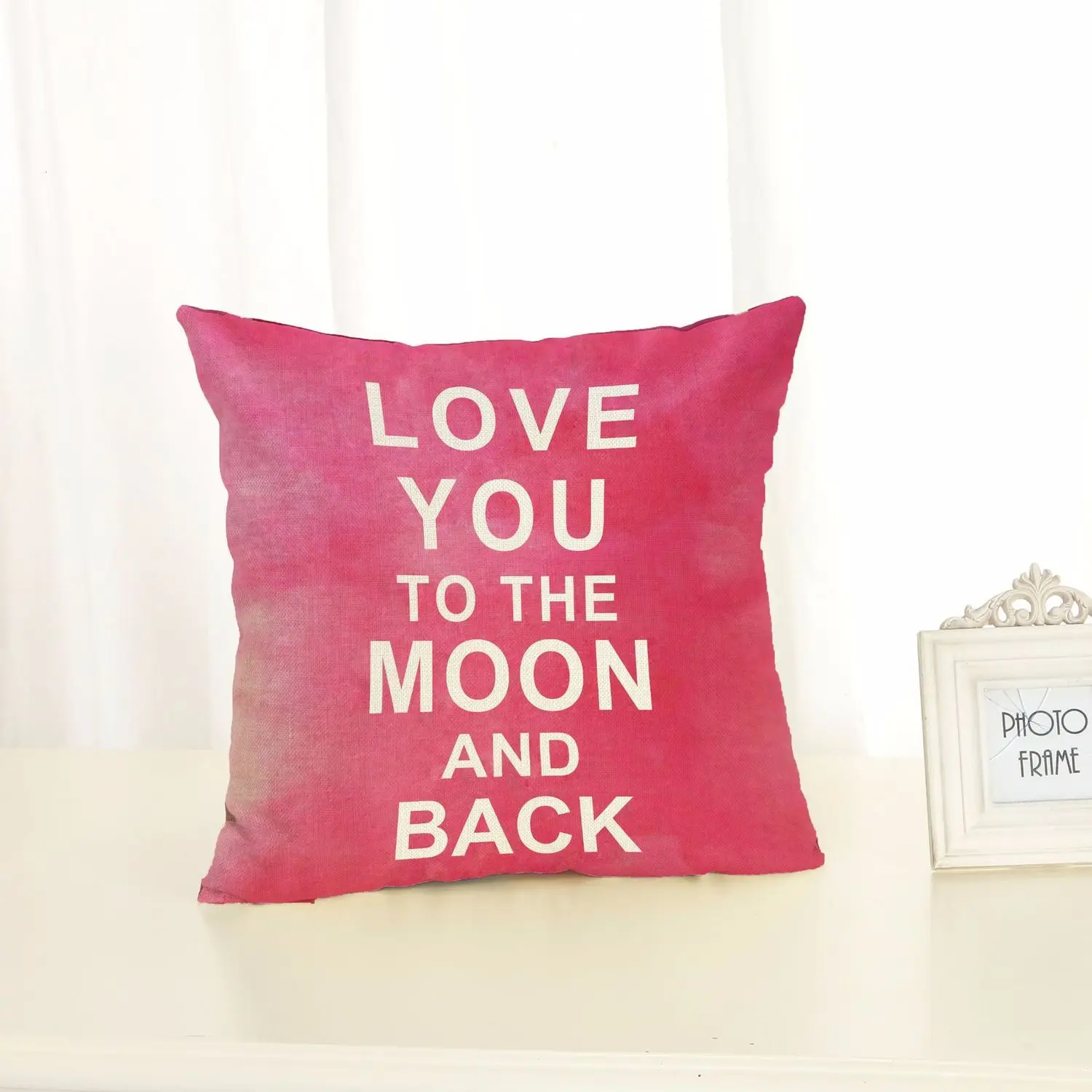 45*45 см наволочка для подушки с буквенным принтом на талии Хлопковый чехол