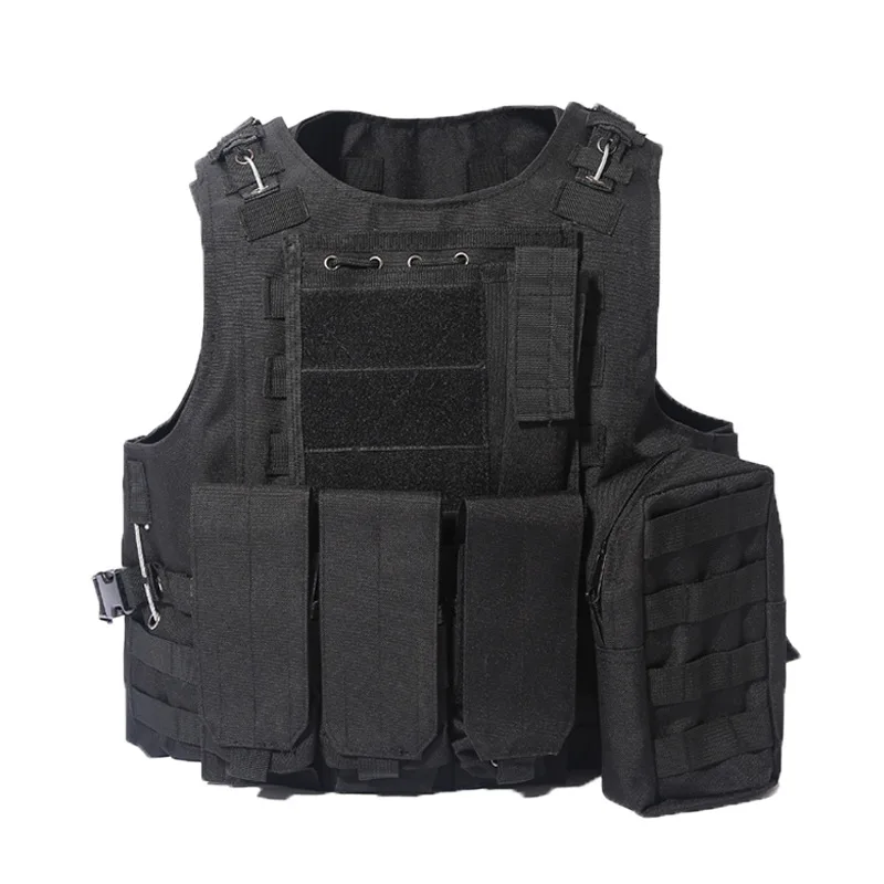 

Airsoft Tactical Vest Molle Combat Hunting Gear Quick Release Training Equipment Airsoft 094KM4 Magazine Pouch Police Molle Vest