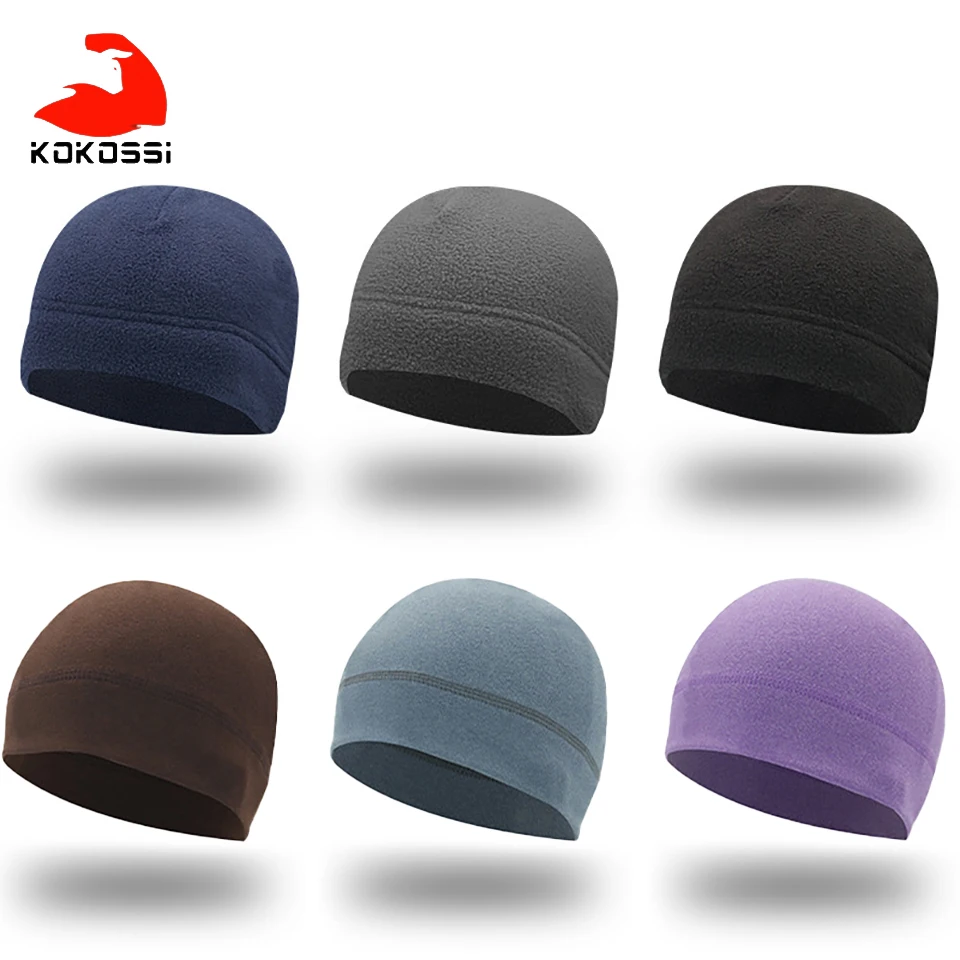 

KoKossi Cycling Plus Velvet Cap Winter Keep Warm Outdoor Running Mountaineering Skiing Sports Hat Windproof Headwear Unisex