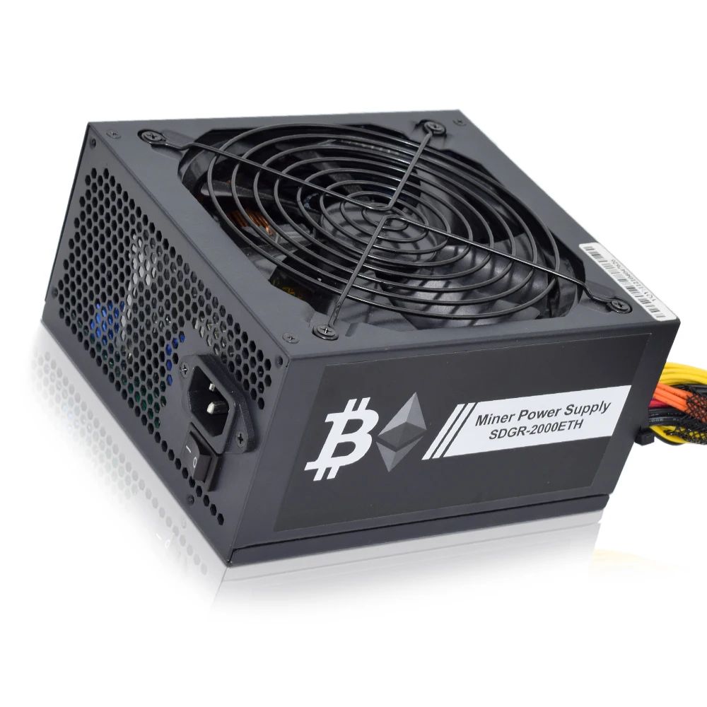 Эффективность 95% 2000 Вт ATX 12 В ETH Asic Майнер биткоинов этериум Майнинг блок питания