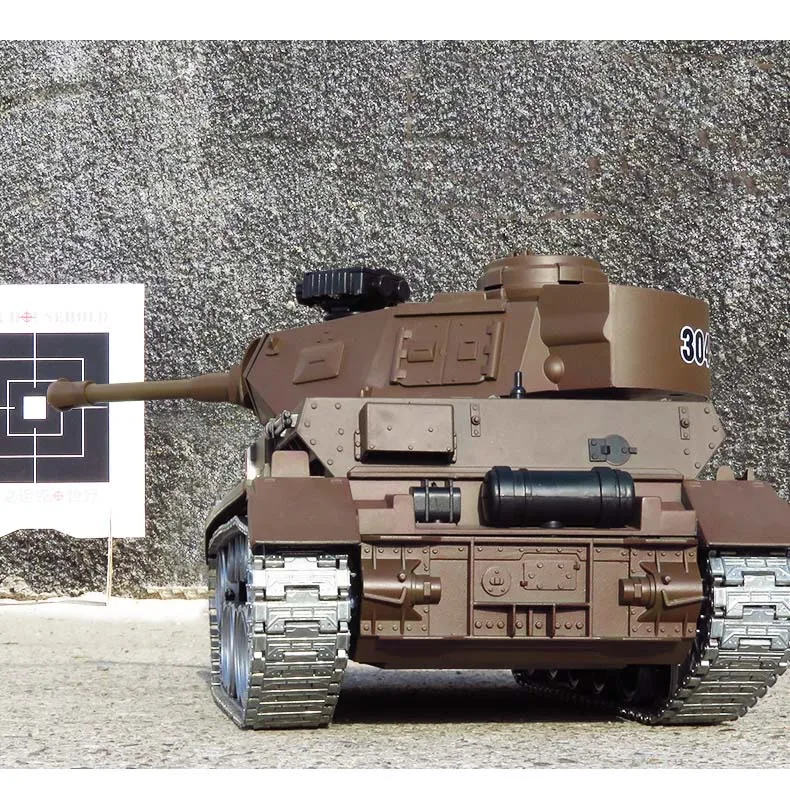 1/20 крупная имитация 2 4G RC Tank 15 каналов тактический основной автомобиль военная