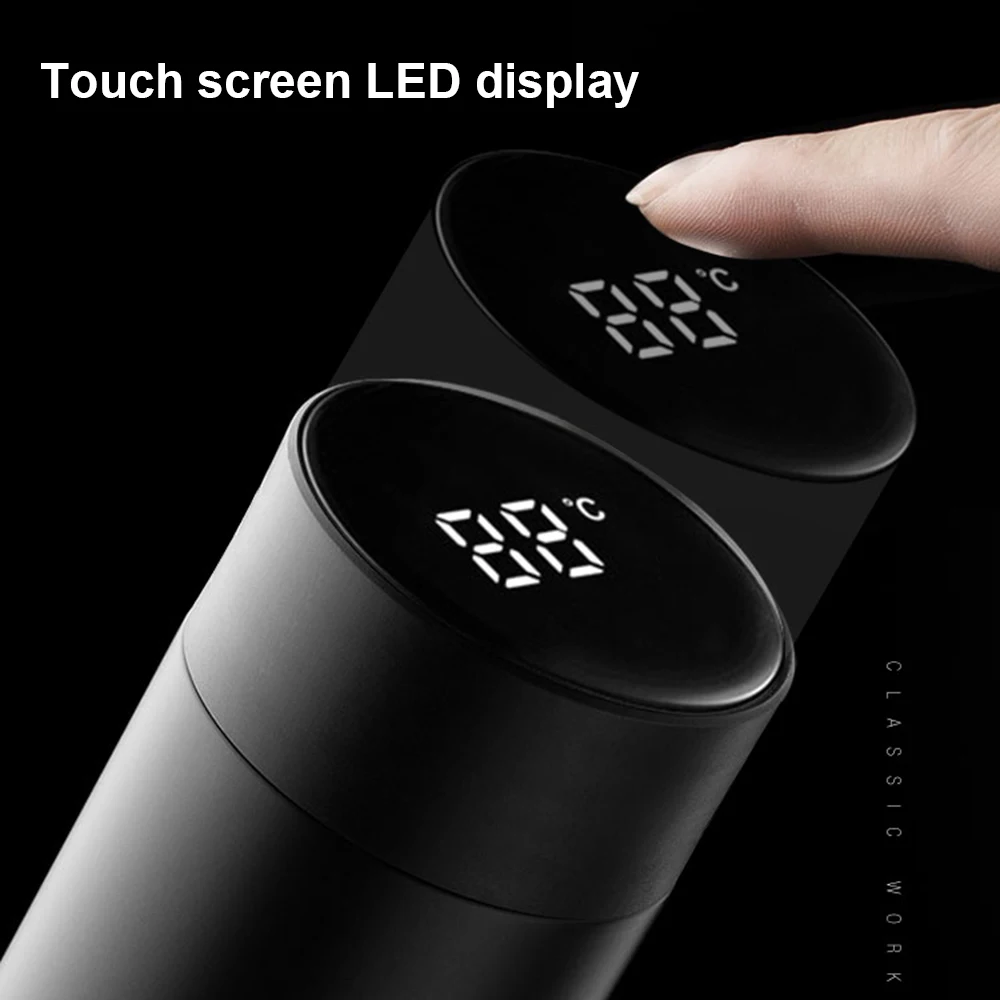 Вакуумная бутылка для воды с ЖК дисплеем 450 мл|Спортивные бутылки| |