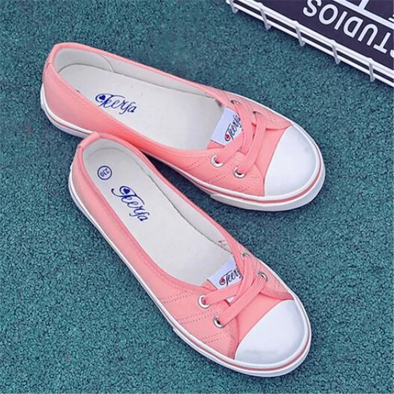 

Designer Summer shallow mouth canvas women's shoes 2020 new casual shoes lazy shoes flat platform women sneakers shoes loafers
