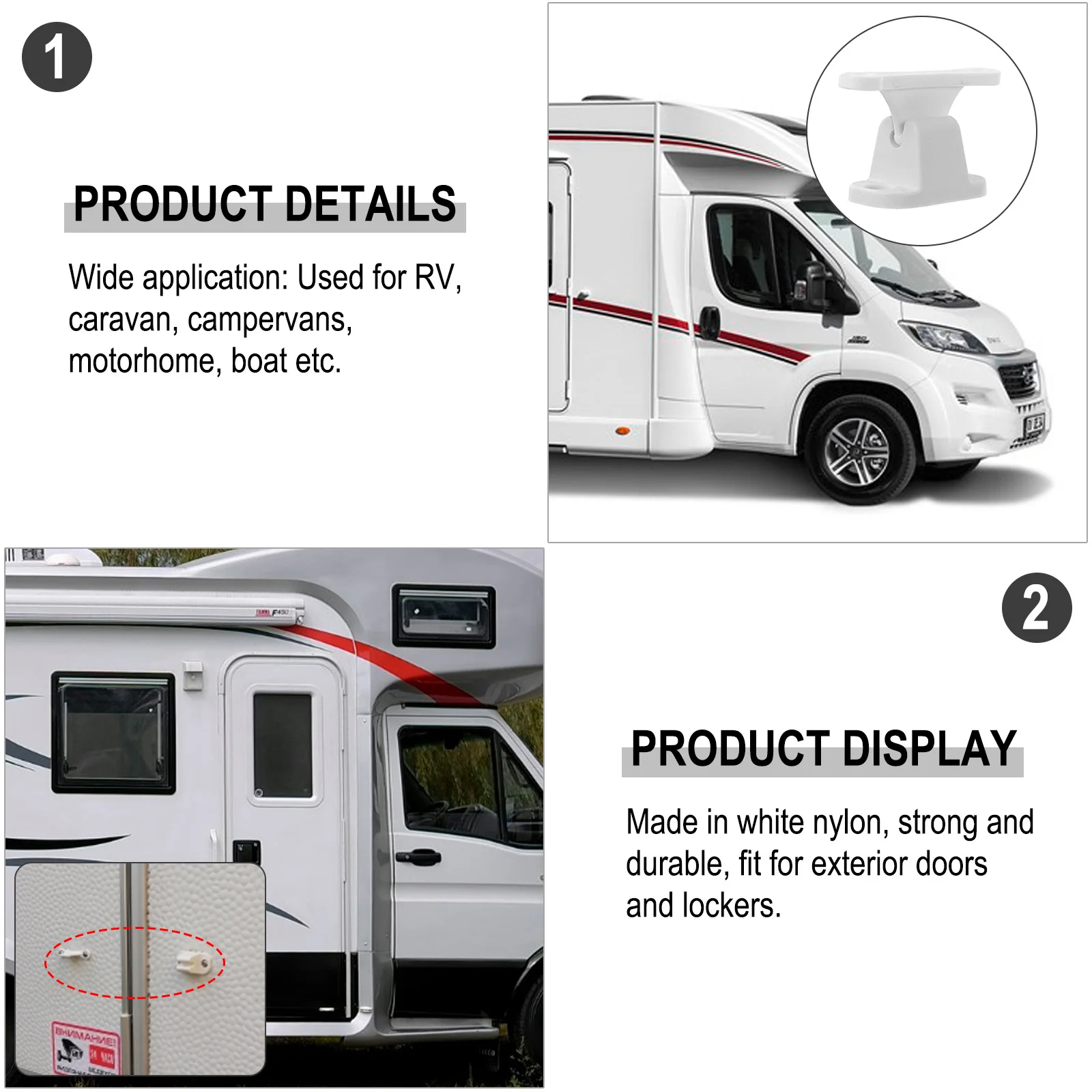 Автомобильный домов на колесах багажные двери зажимы для отсека защелка