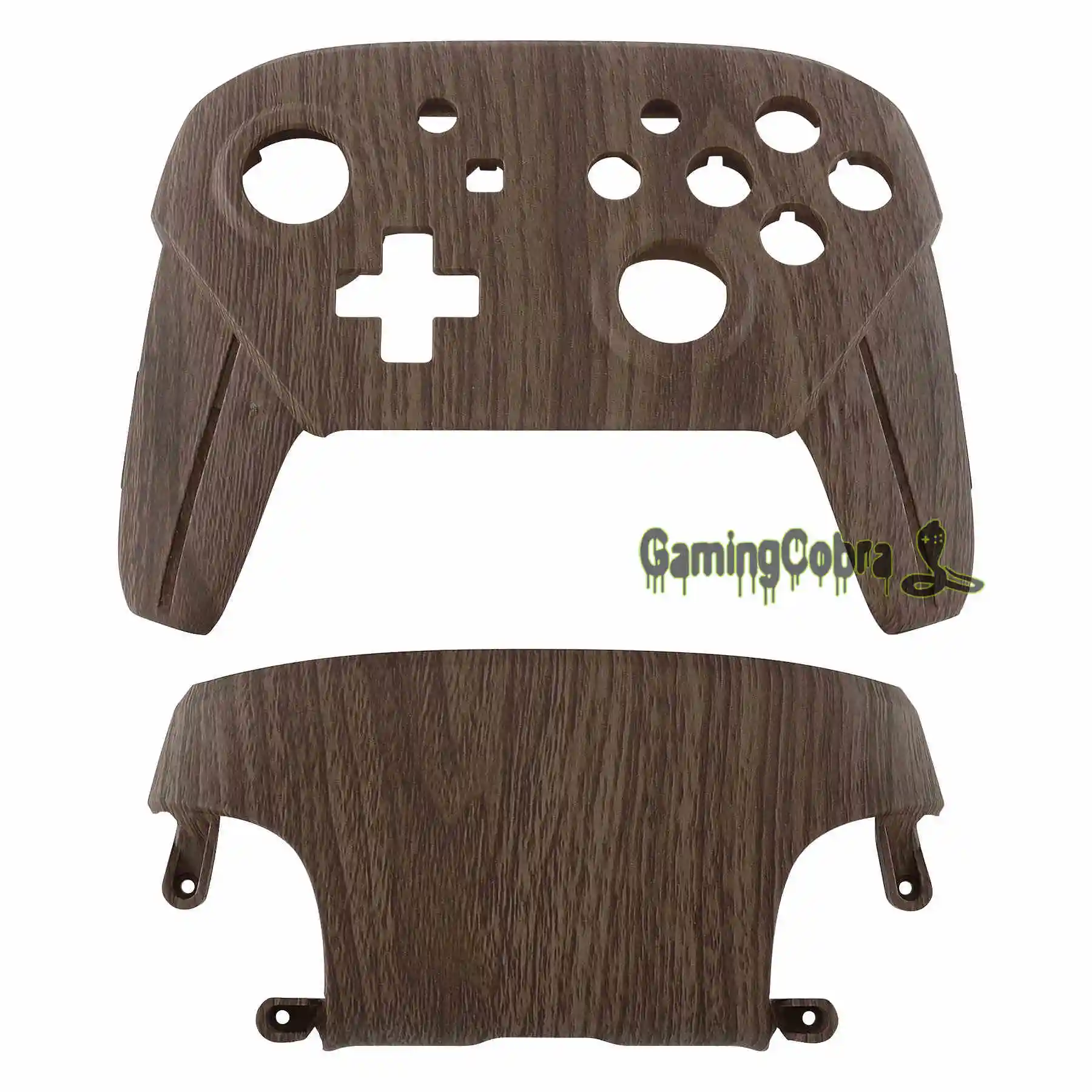 Wood Grain Заказная Узорчатая мягкая сенсорная Лицевая панель и задняя панель замена корпуса чехол для NS switch Pro контроллер - Цвет: Wood Grain