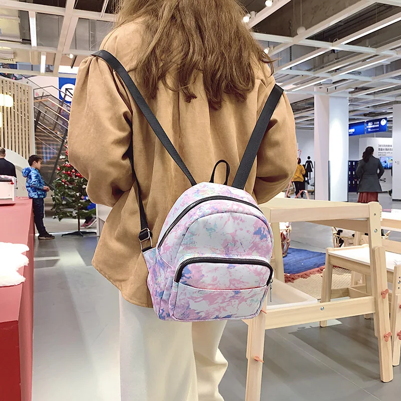 Новинка 2020 мини рюкзак с принтом сумка на плечо водонепроницаемый маленький для