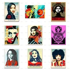 Энергетическое равновесие Shepard Fairey не война искусство мир поп-арт ретро плакаты мы будущее людей, искусство стены холст