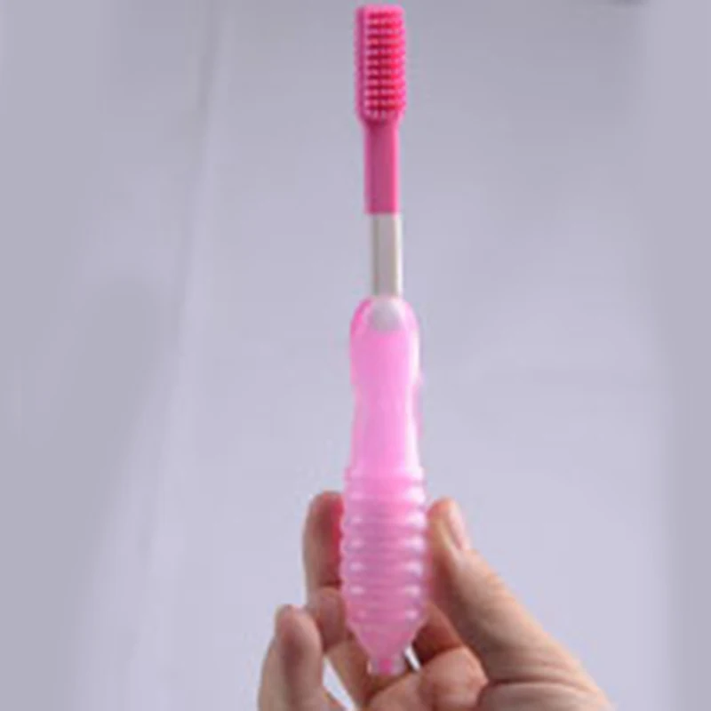 

1 PC Portable Folding Camping Travel Hiking Soft Silicone Toothbrush For Adults Boy Travel Accessory Health Dental