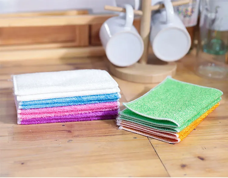 Тряпки для кухни тряпки против жира эффективные из бамбукового волокна