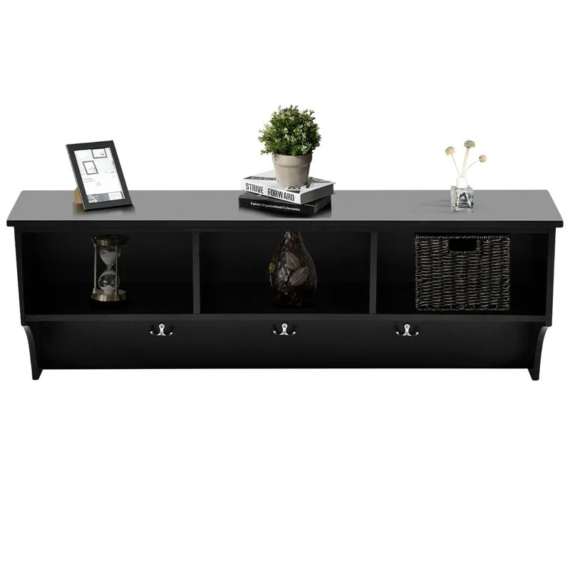 48 &quotEntryway Cubbie настенная полка для хранения с крючками Гладкий современный цвет