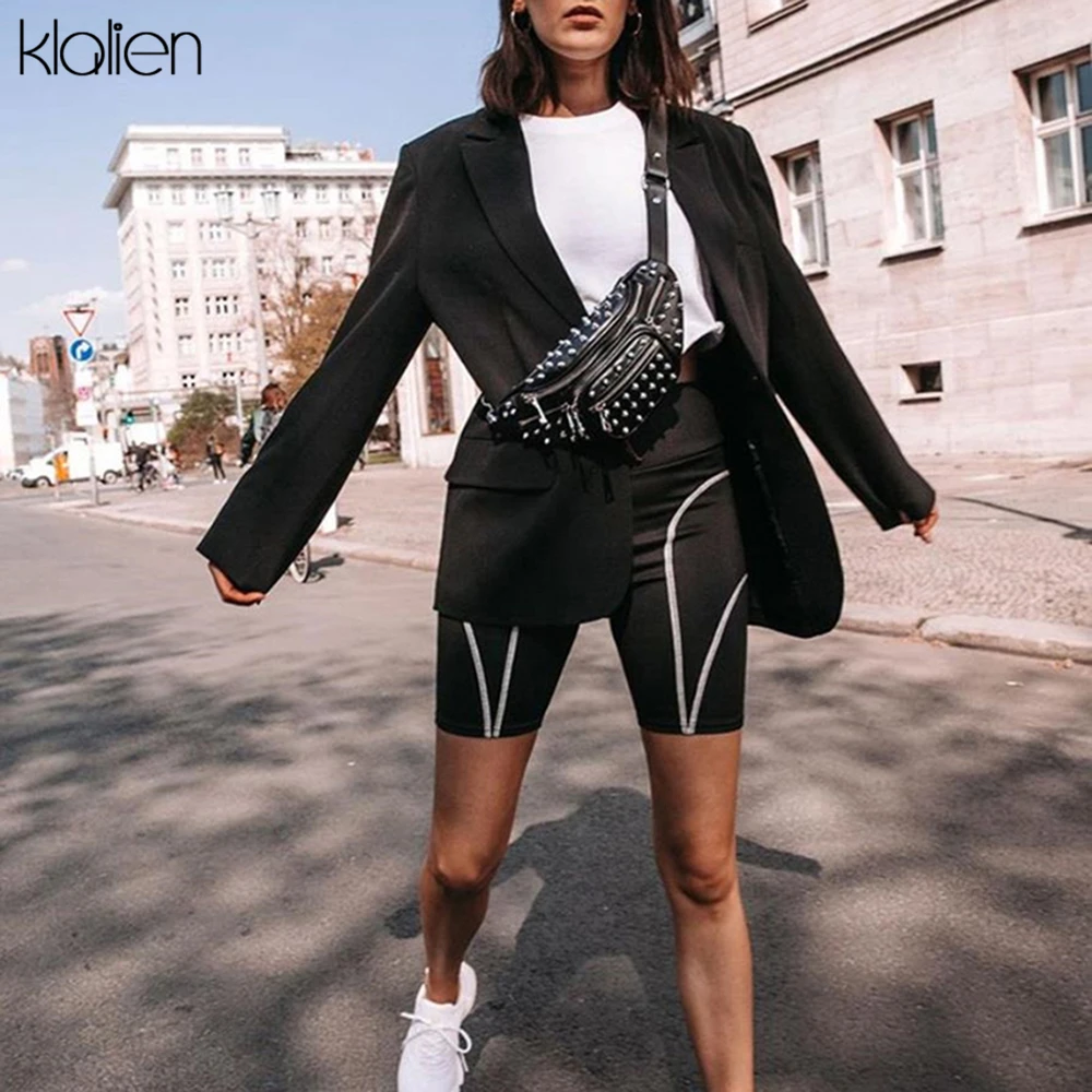 Женские брюки с буквенным принтом kalien Эластичные Обтягивающие Брюки высокой