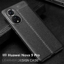 For Cover Huawei Nova 9 Pro Case Shockproof Bumper Back Soft TPU Leather Case For Nova 9 Pro Cover For Huawei Nova 9 Pro Fundas