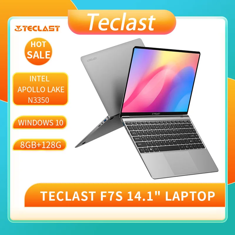 Teclast F7S ноутбук 14 1 &quot8 Гб Оперативная память 128 ГБ памяти на носителе EMMC Intel Celeron N3350