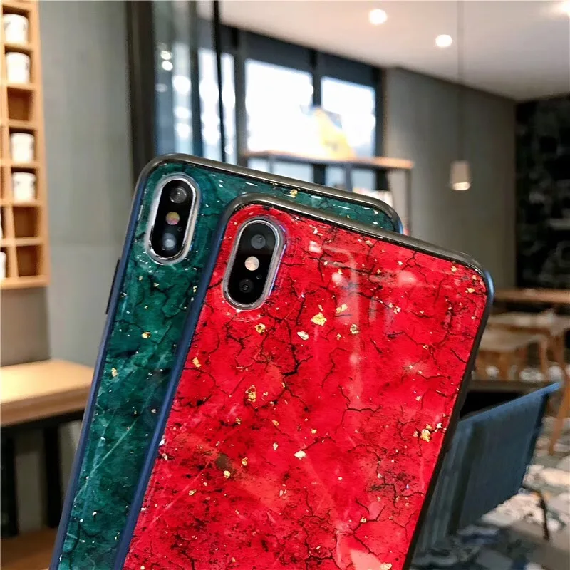 Блестящий Мраморный чехол для телефона для iPhone 6, 6 S, 8, 7 Plus, X, 11 Pro, чехол с 3D рисунком, мягкая задняя крышка из ТПУ для iPhone 7, 8 Plus, iPhone XR 11