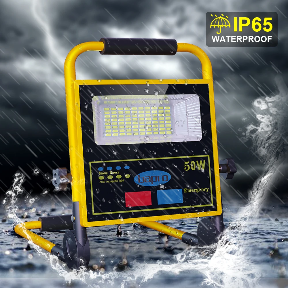 Перезаряжаемый светильник на солнечной энергии Портативный Светодиодный