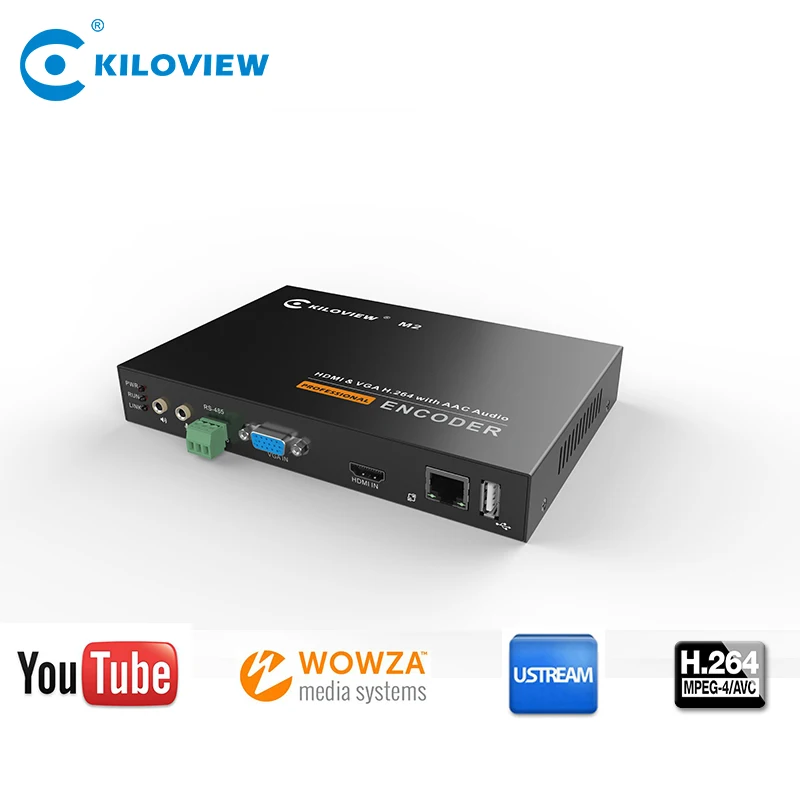 

Kiloview M2 h.264 hdmi vga to ip RTSP RTMP/HLS video encoder