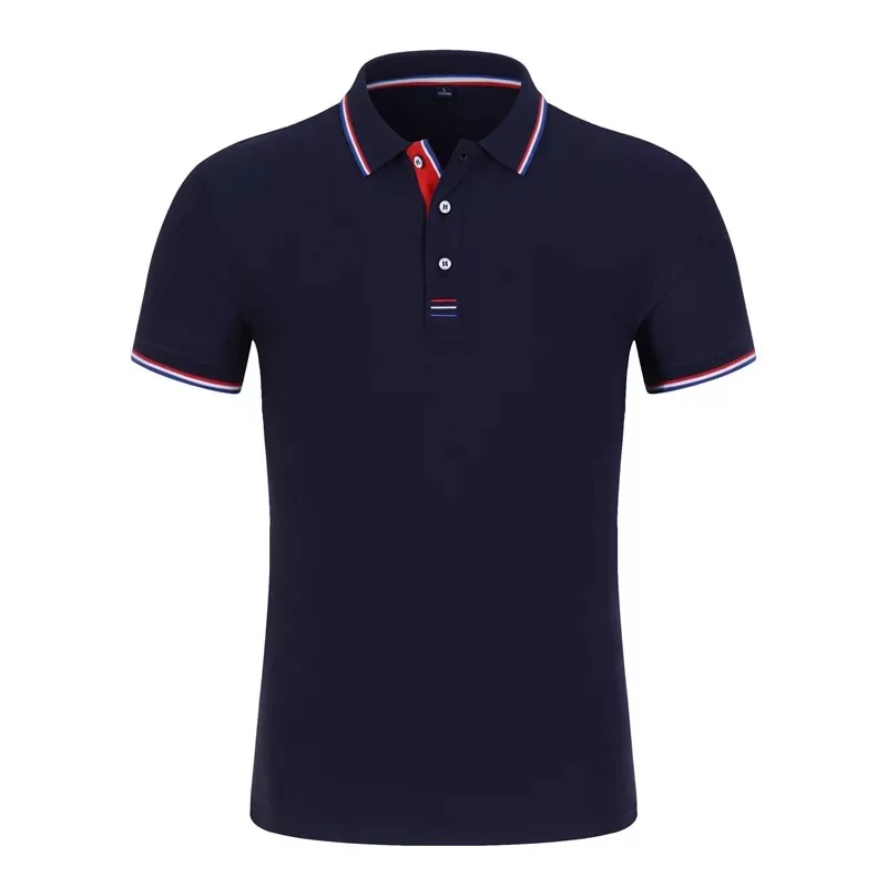 

2021 Hot Selling Summer Classic Polo Shirt Men Cotton Solid Short Sleeve Tee Shirt Breathable Office Work Clothes