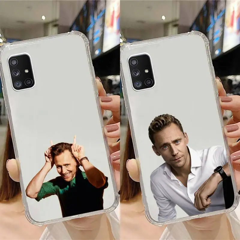 

Tom Hiddlestons actor Phone Case Transparent For Samsung Galaxy A S Note 9 11 10 51 50 71 70 80 20 21 30s ultra plus