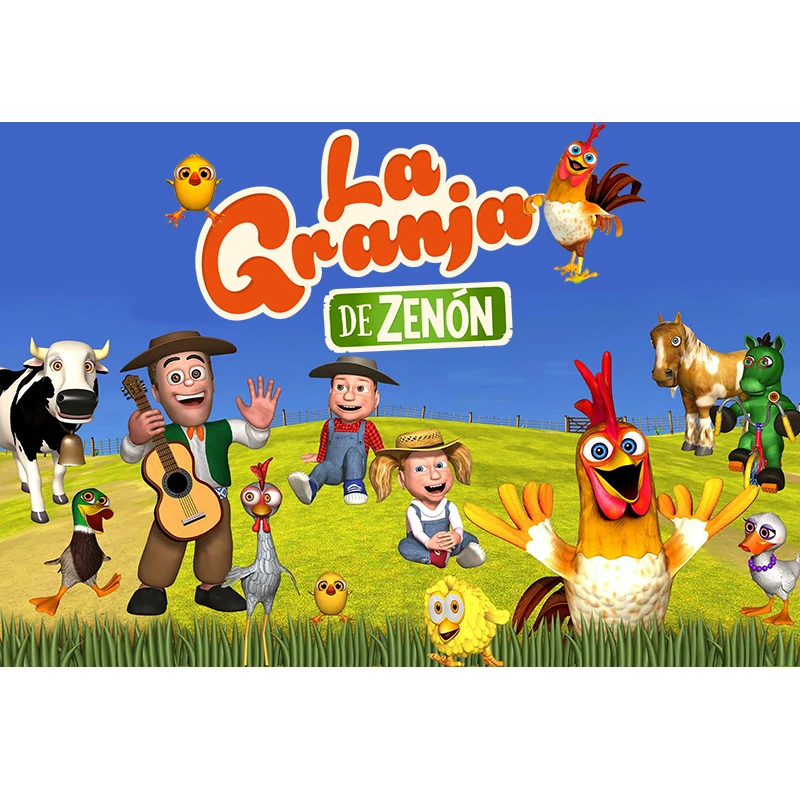 Фотофоны InMemory La Granja De ZENON для мальчиков новорожденных детей вечеринка в честь Дня