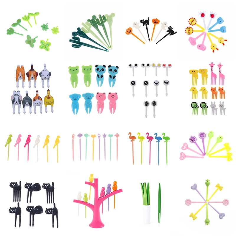 

Вилка для фруктов и животных, ферма, 2-100 шт.