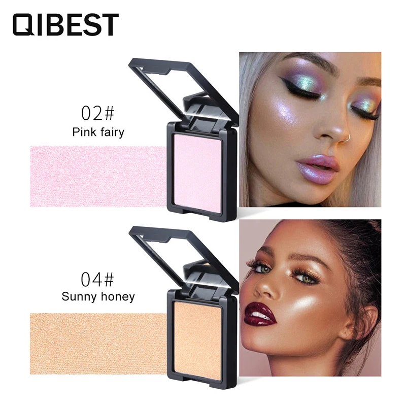 Контур для макияжа Высокая сияющая пудра мягкая полупрозрачная компактная