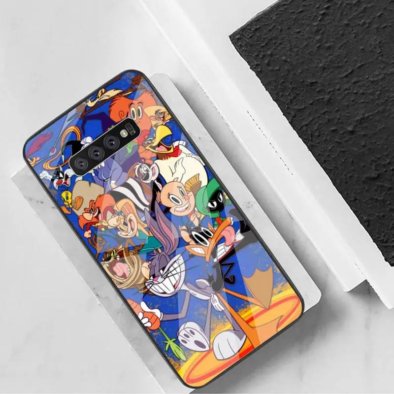 

Daffy Duck Looney Phone Case Tempered Glass For Samsung S6 7 8 9 10 20 Plus Ultra Note8 9 10 10pro