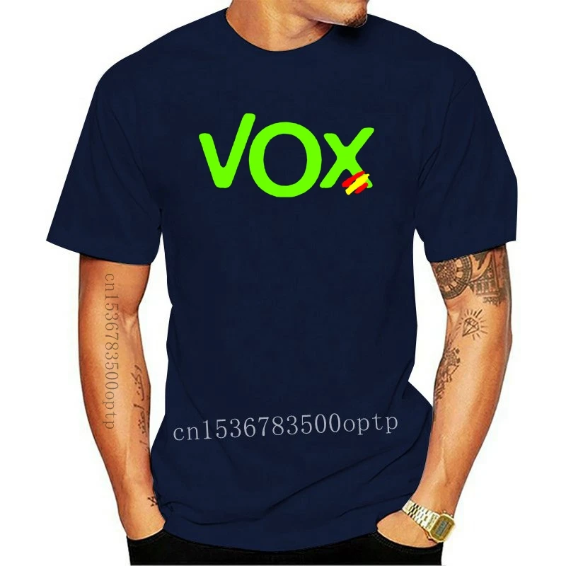 

Футболка-Roly Logo Vox Испания, новинка, модная футболка