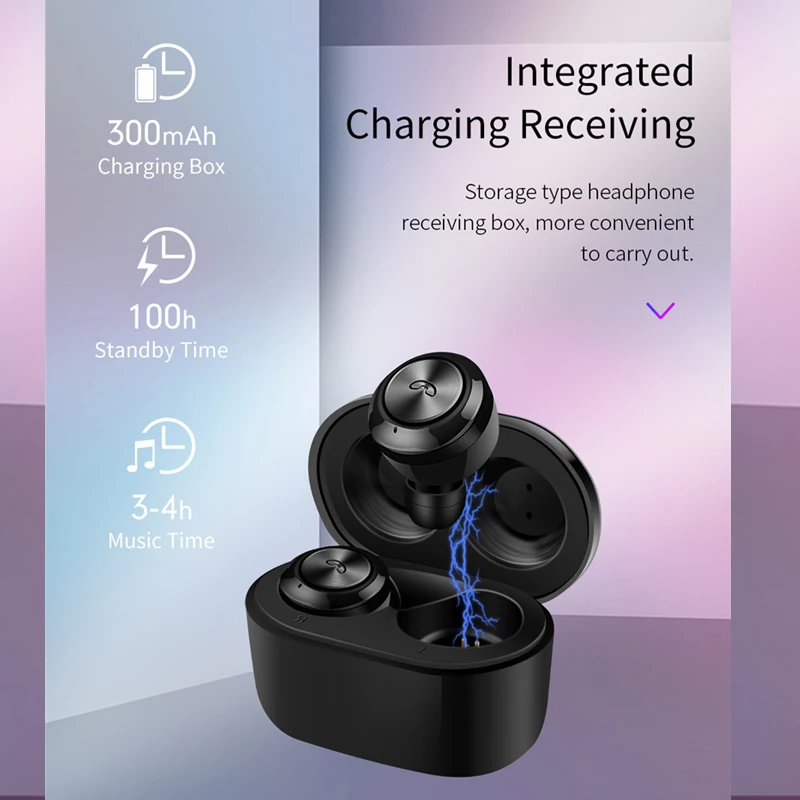 Оригинальные беспроводные Bluetooth-наушники Sovawin V5.0 с сенсорным управлением TWS