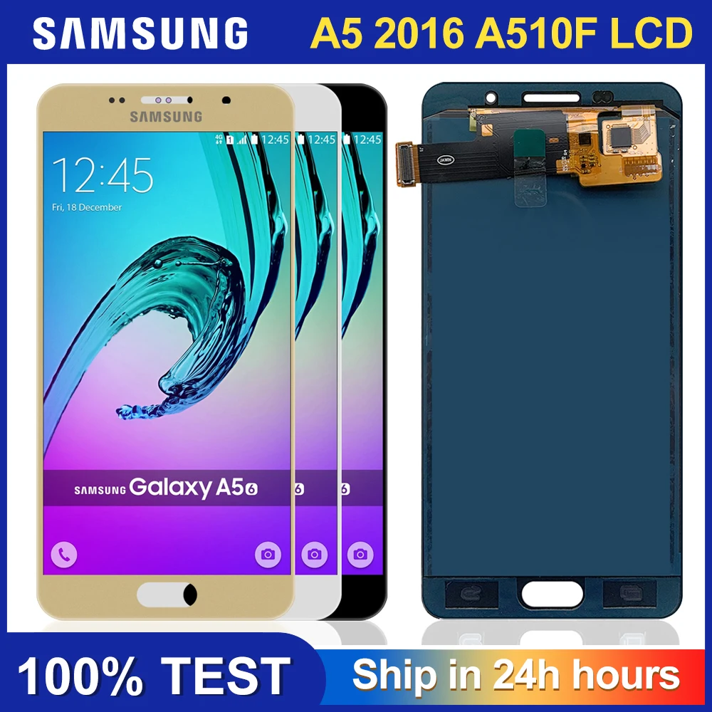 Can adjust LCD Replacement For Samsung Galaxy A5 2016 A510 A510F A510M A510FD LCD Display Touch Screen Digitizer Assembly
Can adjust LCD Replacement For Samsung Galaxy A5 2016 A510 A510F A510M A510FD LCD Display Touch Screen Digitizer Assembly