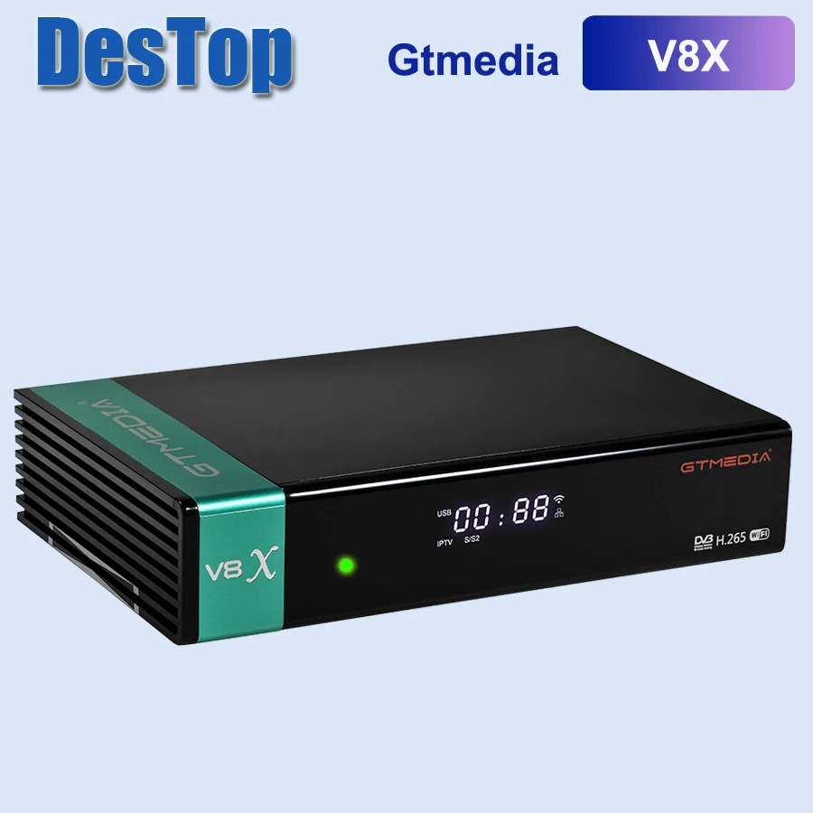 Спутниковый ресивер Gtmedia V8X DVB S2 с поддержкой Wi Fi H.265 S/S2/S2X VCM/ACM/Multi Stream AVS + Поддержка